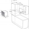 Kuchenka mikrofalowa GORENJE BM201AG1BG - schemat zabudowy
