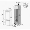 Lodówka Samsung BRB 26705CWW - schemat zabudowy