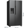 Lodówka side by side Gorenje NRR9185ESBXL