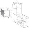 Piekarniik Gorenje BO6725E02BG - schemat zabudowy