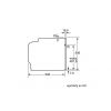 Piekarnik Siemens HB234A0S0 - rysunek techniczny