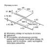 Płyta indukcyjna Bosch PIE 651FC1E - rysunek montażowy