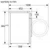 Suszarka Bosch WTW876S0PL - rysunek techniczny