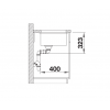 Zlew SUBLINE 350/350-U 75,5x46 - rys. tech