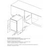 Zmywarka Amica DIM 48C1EBVi STUDIO - schemat zabudowy