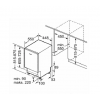 Zmywarka Bosch SPV 6ZMX23E - schemat zabudowy