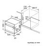 Zmywarka Siemens SC 76M542EU - schemat zabudowy