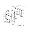 Zmywarka Siemens SN53ES14VE - schemat zabudowy