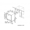 Zmywarka Siemens SN 615X03EE - schemat zabudowy