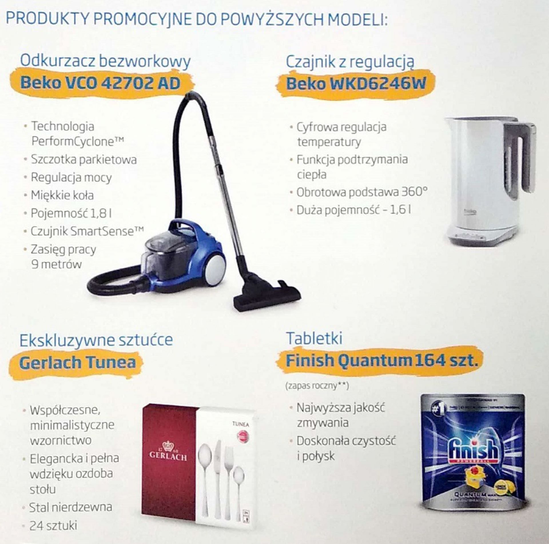 produkty w promocji Beko